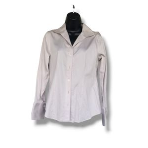 Anthropologie Paperwhite Button Up Blouse Sz 4